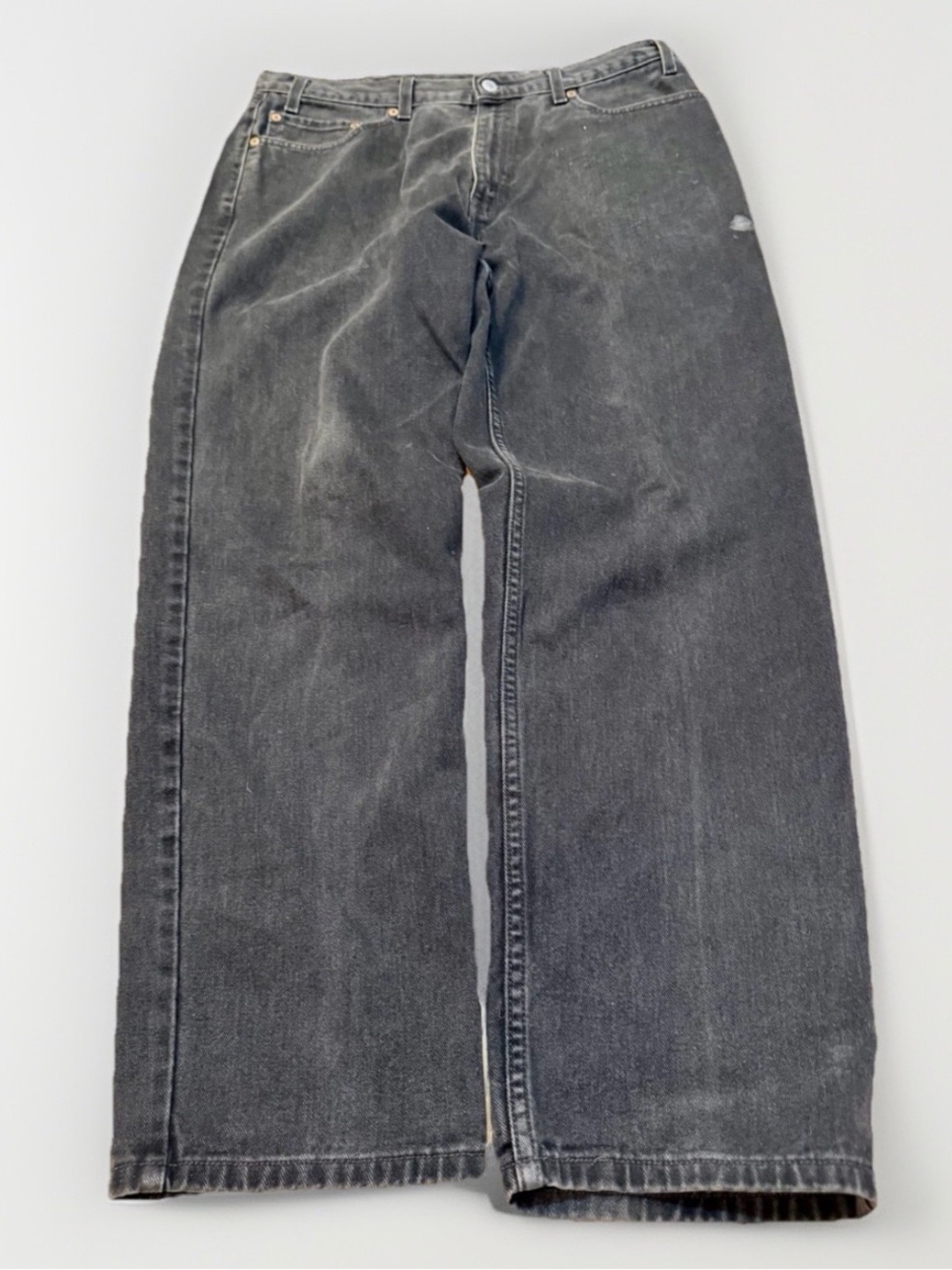 Vintage Levis 550 Jeans Men 36x32 Black Faded Straight Leg USA 90s